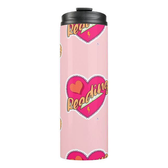 Bouteilles Isothermes Lire Love Book Heart Motto (Devant)