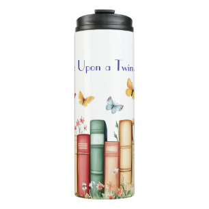 Bouteilles Isothermes Livres, Fleurs, Papillons