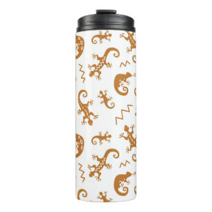 Bouteilles Isothermes Lizards Chameleons : Design Motif sans couture.