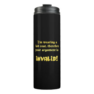 Bouteilles Isothermes Logique drôle de blouse de labo : le terminateur d