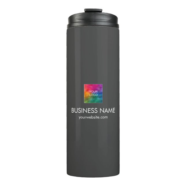 Bouteilles Isothermes Logo d'entreprise Modèle personnalisé Moderne Élég (Devant)
