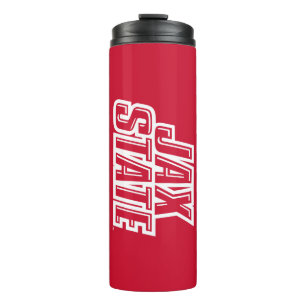 Bouteilles Isothermes Logo d'état de Jacksonville State University JAX S