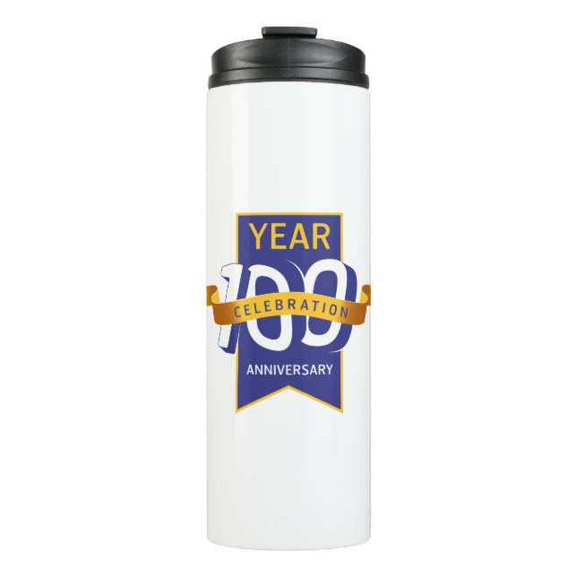 Bouteilles Isothermes logo du 100e anniversaire (Devant)