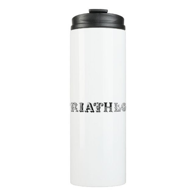 Bouteilles Isothermes Logo du cool de triathlon pour tous les sportifs (Devant)