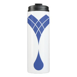 Bouteilles Isothermes logo goutte d'eau sur tumbler thermique