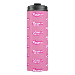 Bouteilles Isothermes Logo Kamala Harris girly Pink 2024