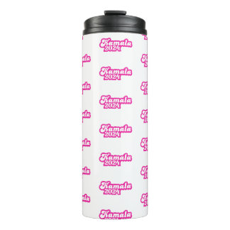 Bouteilles Isothermes Logo Kamala Harris girly Pink 2024