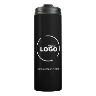 Bouteilles Isothermes Logo professionnel moderne pour entreprise Noir & 