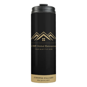 Bouteilles Isothermes Logo Promotionnel immobilier moderne