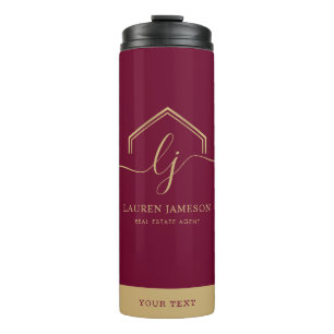 Bouteilles Isothermes Logo Promotionnel immobilier moderne