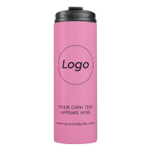 Bouteilles Isothermes Logo simple rose professionnel