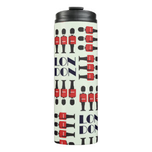 Bouteilles Isothermes Londres, soldats, motif sans soudure