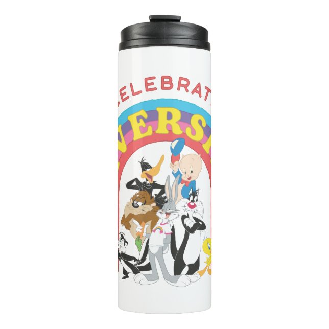 Bouteilles Isothermes LOONEY TUNES™ - Celebrate Diversity Pride Rainbow (Devant)