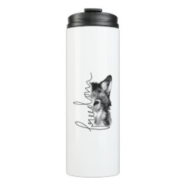 Bouteilles Isothermes Loup de la liberté - Art minimaliste en ligne