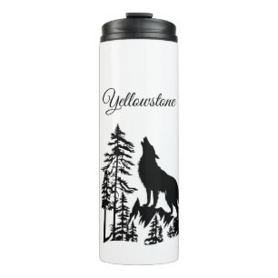 Bouteilles Isothermes Loup de Tumbler-Yellowstone