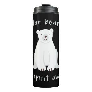 Bouteilles Isothermes L'ours polaire est mon animal d'esprit