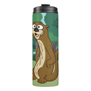 Bouteilles Isothermes Loutre de Rick Reggie de garde forestière