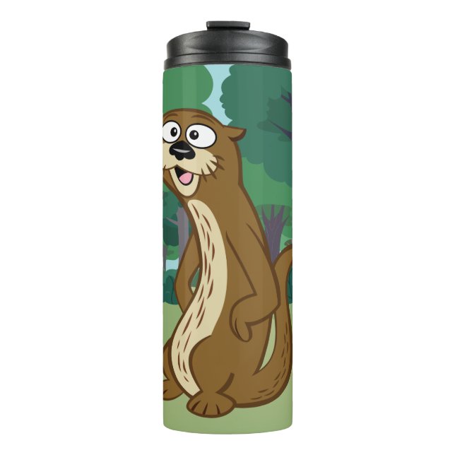 Bouteilles Isothermes Loutre de Rick | Reggie de garde forestière (Devant)