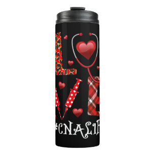 Bouteilles Isothermes Love CNA Life Heart Nurt Lover Saint Valentin 
