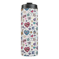 Love & Crystals | Tasses thermiques à cœurs de cri