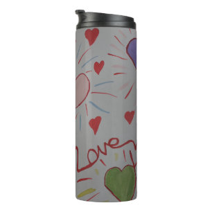 Bouteilles Isothermes Love Hearts Thermal Tumbler