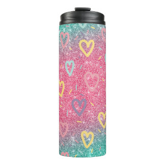 Bouteilles Isothermes Love Parties scintillant Hearts