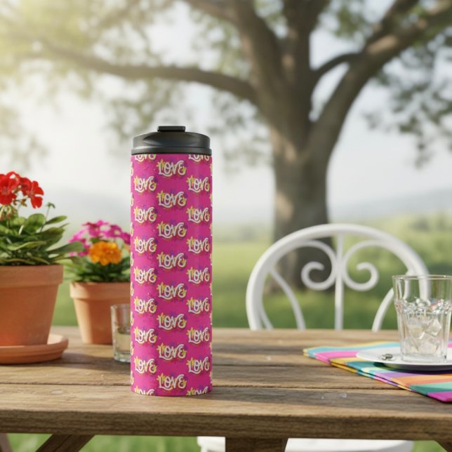 Bouteilles Isothermes LOVE Thermal Tumbler (Créateur téléchargé)