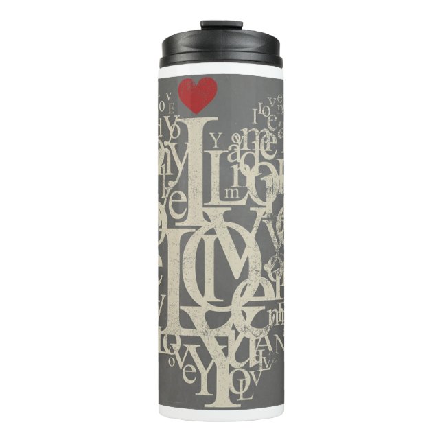 Bouteilles Isothermes Love Thermal Tumbler (Devant)