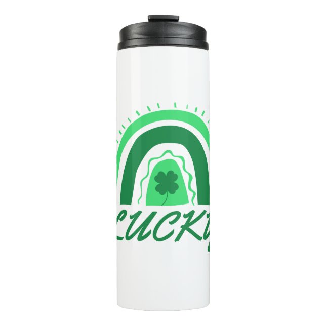 Bouteilles Isothermes Lucky Shamrock Rainbow (Devant)