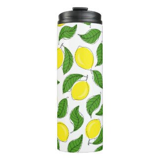 Bouteilles Isothermes Lumineux citrons vert Feuille Motif