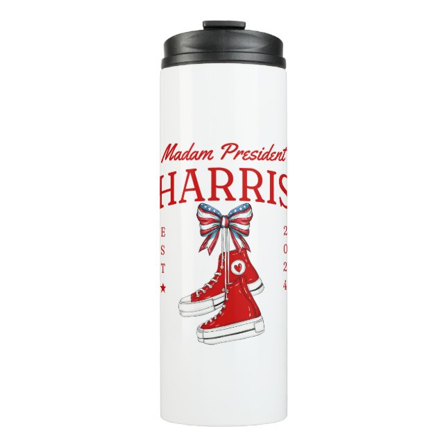 Bouteilles Isothermes Madame la Présidente Harris 2024 Basket Meme (Devant)