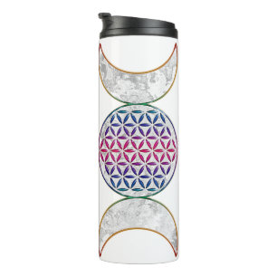Bouteilles Isothermes Magie Triple Moon - Spirit Flower Of Life 2