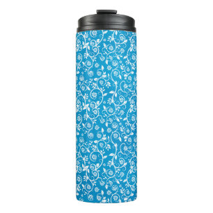 Bouteilles Isothermes Magnifique motif géométrique bleu