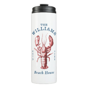 Bouteilles Isothermes Maison de plage du homard côtier