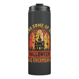 Bouteilles Isothermes Maison Hantée Rétro Halloween au Quotidien