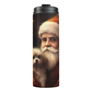 Bouteilles Isothermes Maltais avec Noël Festif du Père Noël