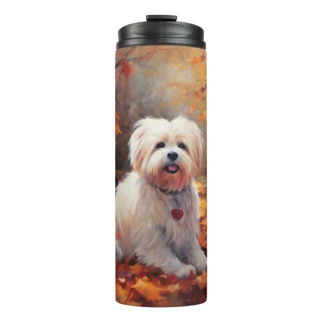 Bouteilles Isothermes Malti Tzu à l'automne Feuilles automne Inspire (Devant)