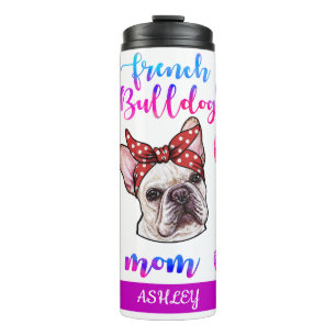 Bouteilles Isothermes Maman Bouledogue Français Mignonne Fête des Mères 
