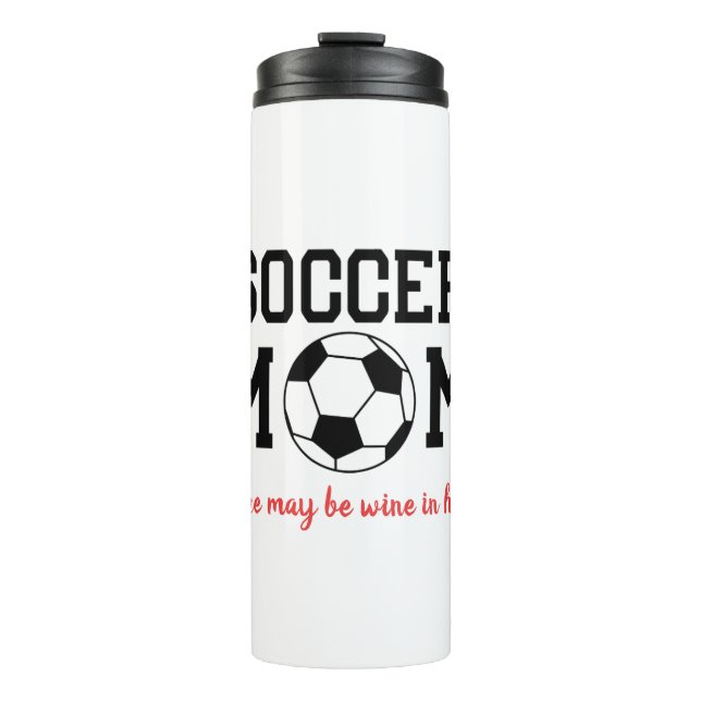 Bouteilles Isothermes Maman de football drôle (Devant)
