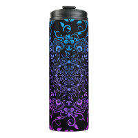 Mandala bleu et violet