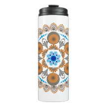 Mandala Gold et Bleu Point