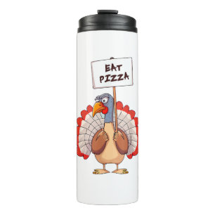 Bouteilles Isothermes Mangez Pizza Turquie Thanksgiving Adulte Vegan Amu