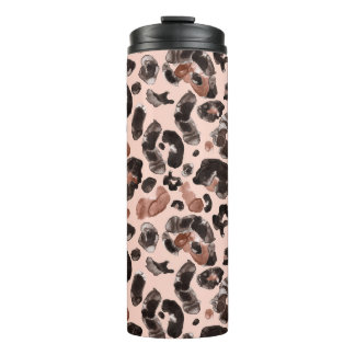 Bouteilles Isothermes Manteau de léopard, peau d'animal sans couture mot