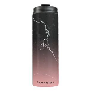 Bouteilles Isothermes Marbre rose et noir