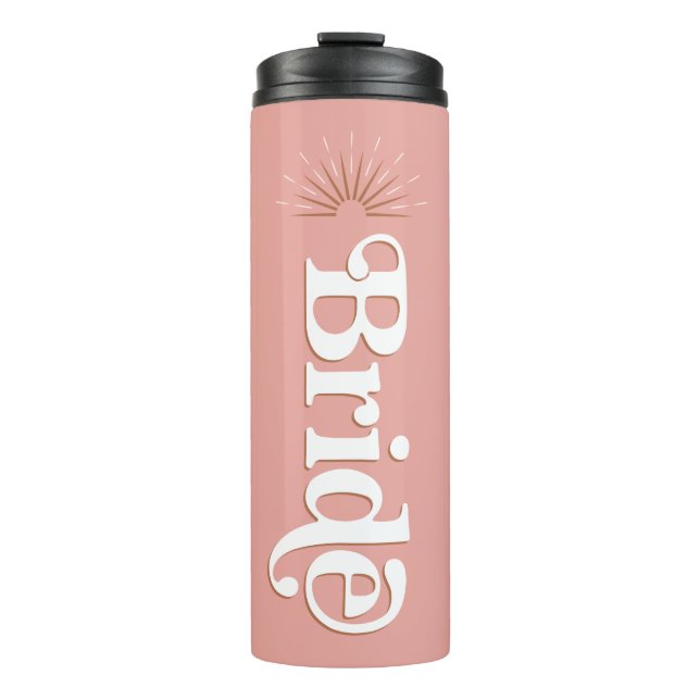 Bouteilles Isothermes Mariée Super Hippie Blush de TRIXIE 70 (Devant)