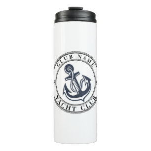 Bouteilles Isothermes Marine bleue Ancre nautique club nautique