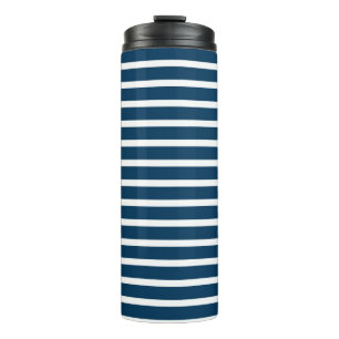 Bouteilles Isothermes Marine et White Stripe