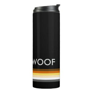 Bouteilles Isothermes Masculine Gay Bears Fierté Drapeau WOOF