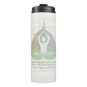 Bouteilles Isothermes Méditation de l'instructeur de yoga Pose Bodhi Lea