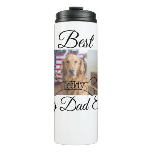 Bouteilles Isothermes Meilleur chien papa jamais ajouter nom de l'animal